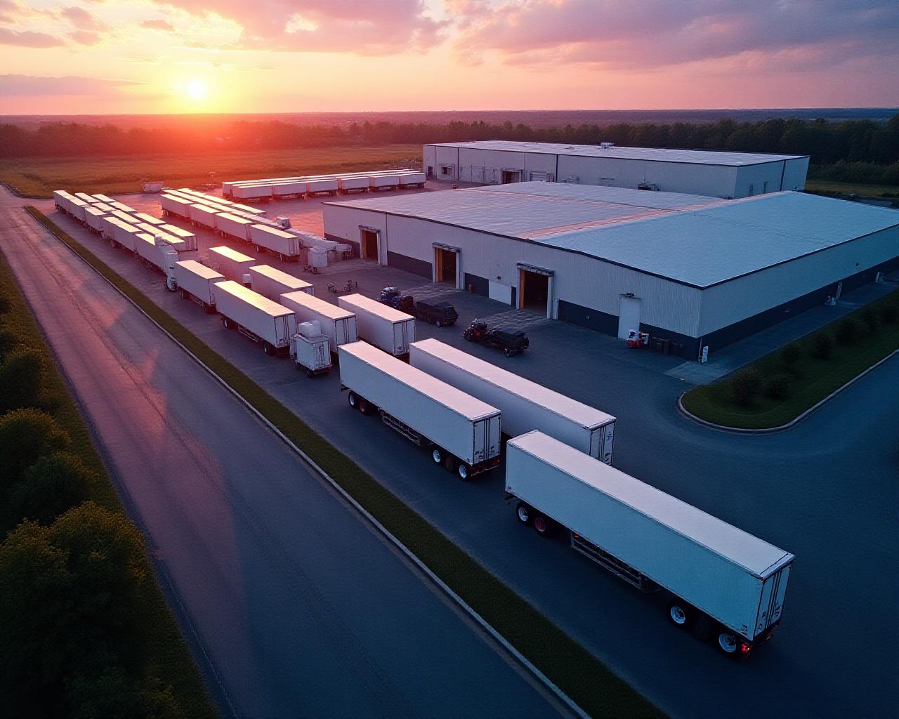 Aerial view of Dothan logistics infrastructure